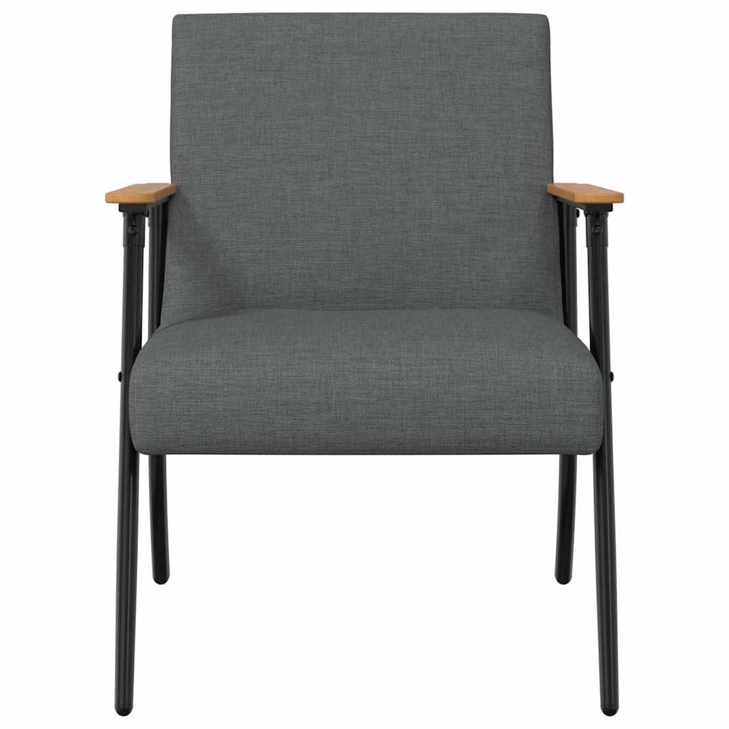 Sessel Dunkelgrau Stoff
