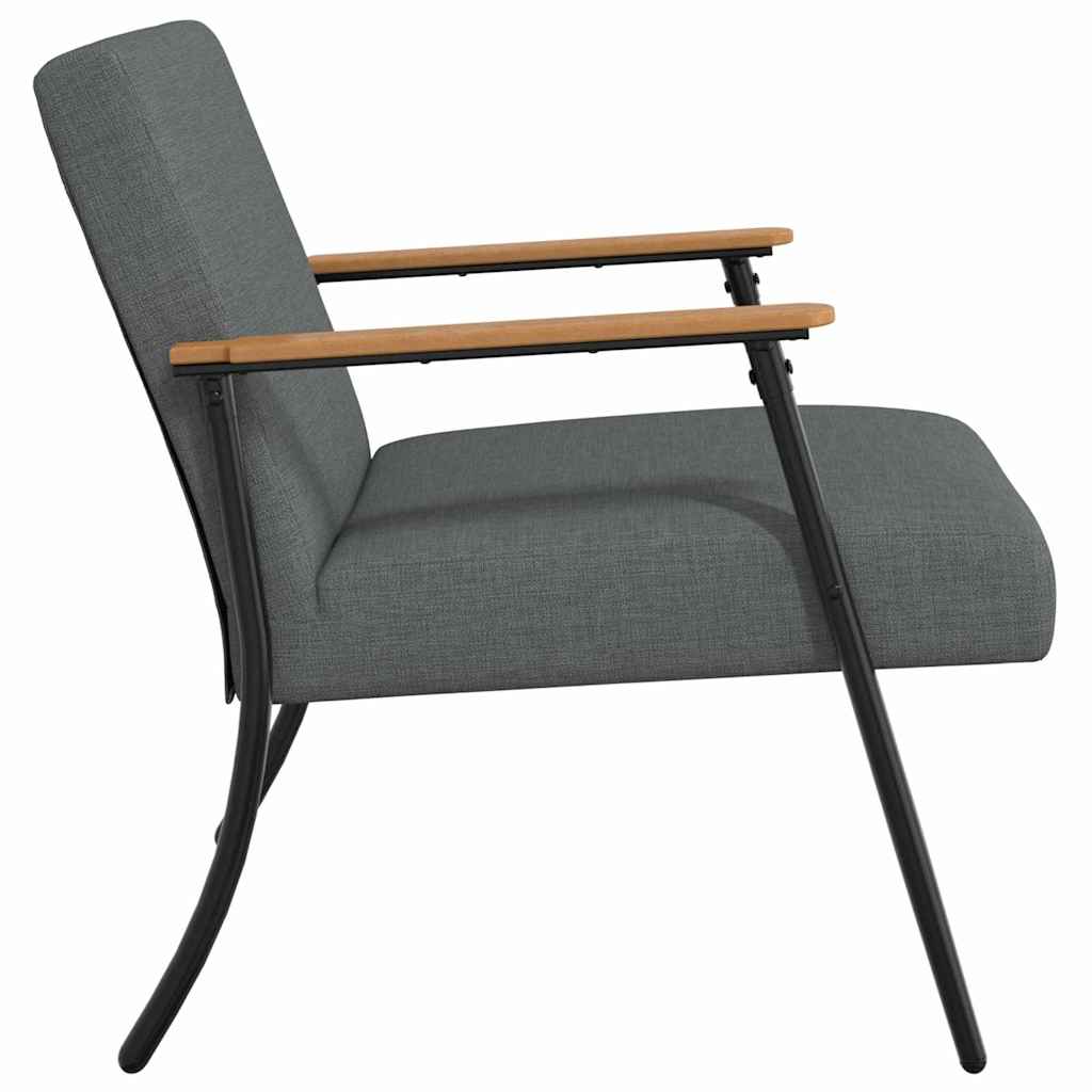 Sessel Dunkelgrau Stoff