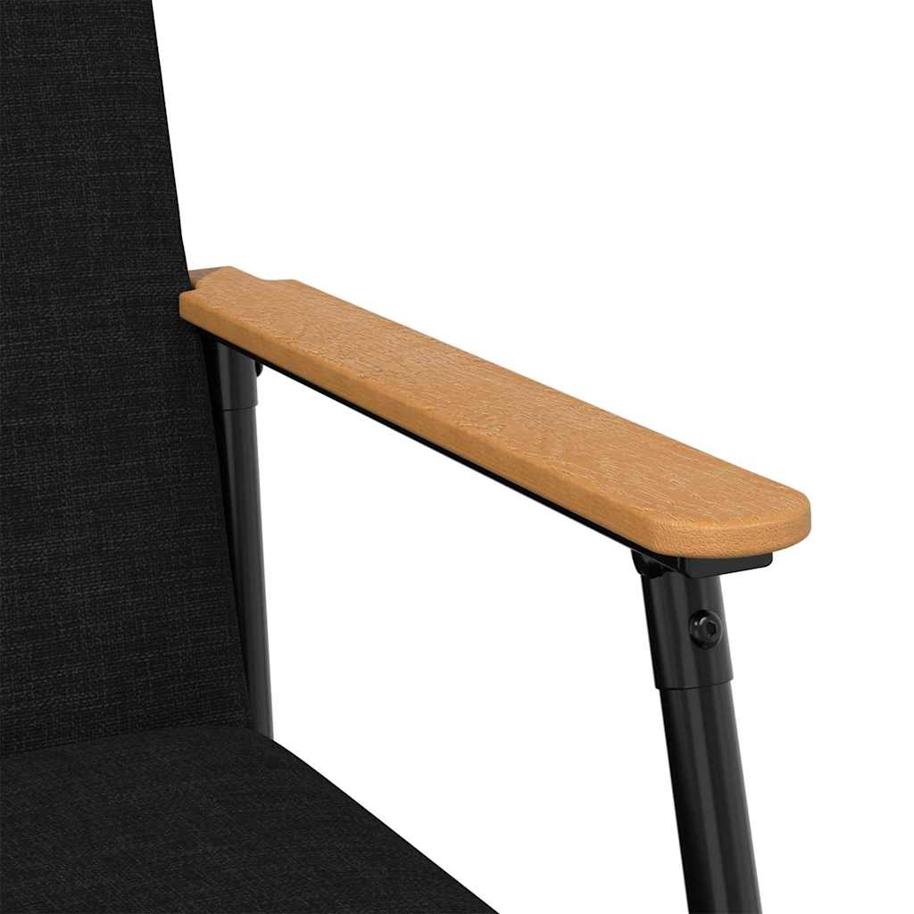 Sessel Schwarz Stoff