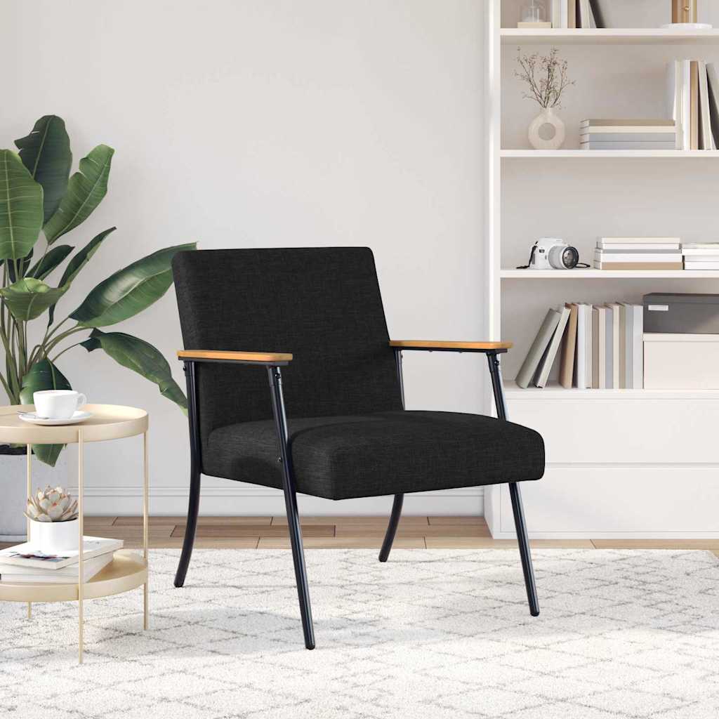 Sessel Schwarz Stoff