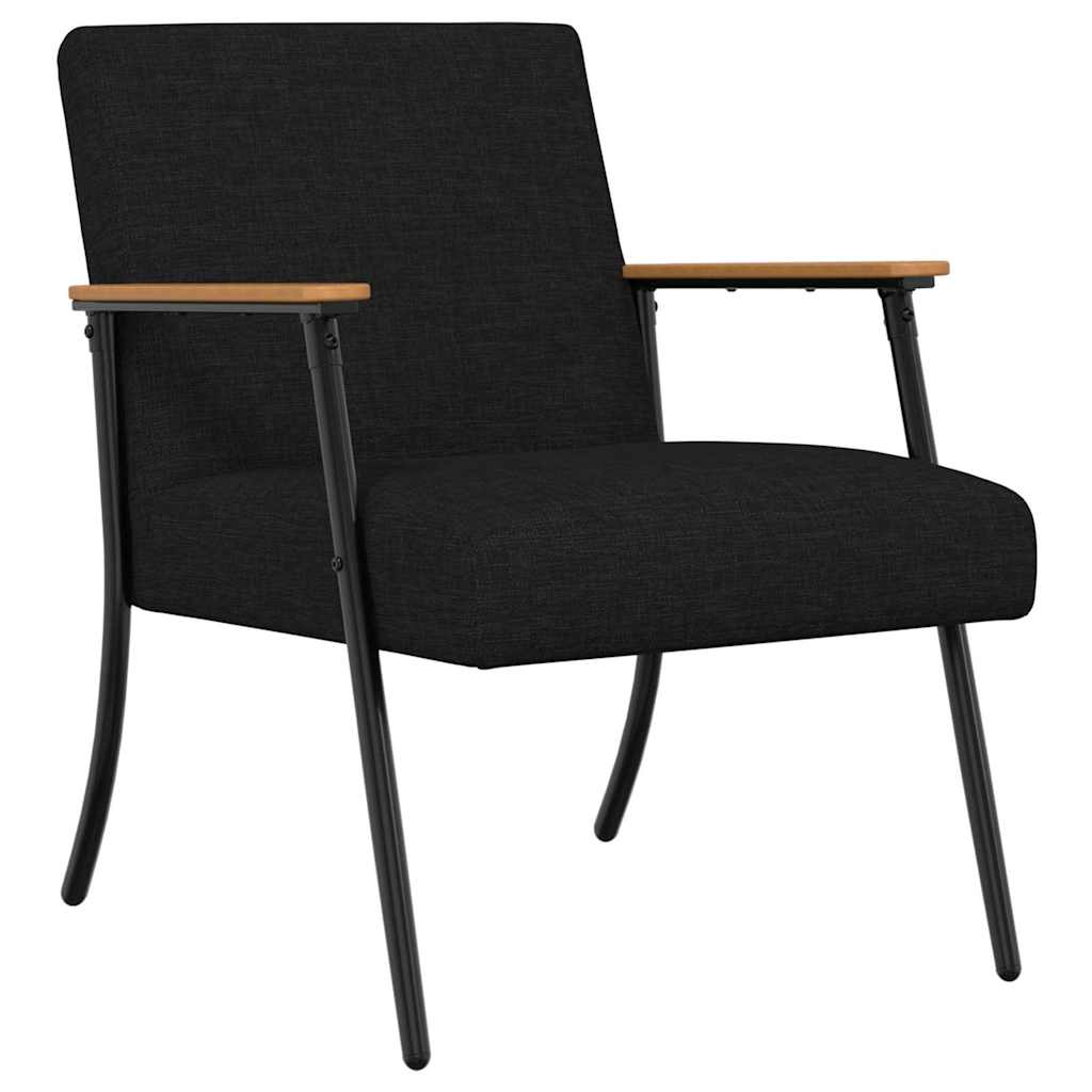 Sessel Schwarz Stoff