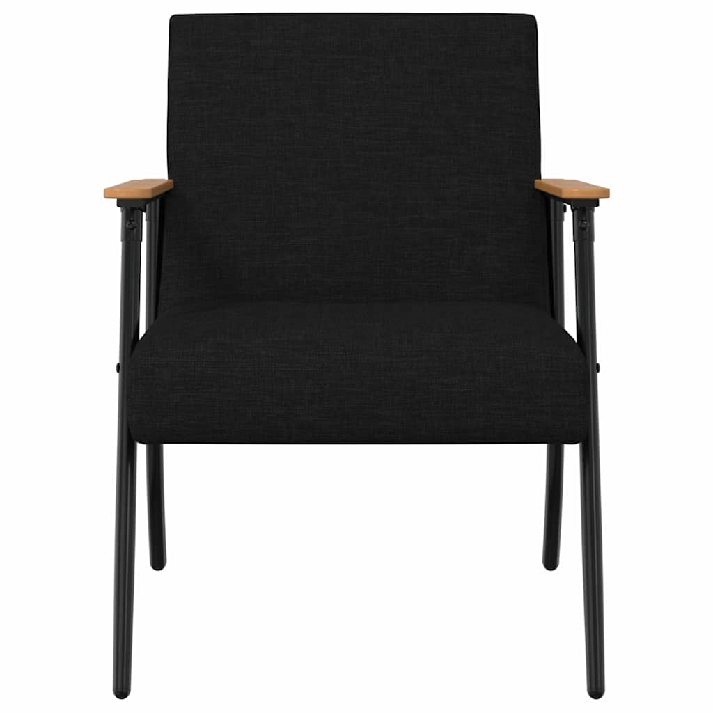 Sessel Schwarz Stoff