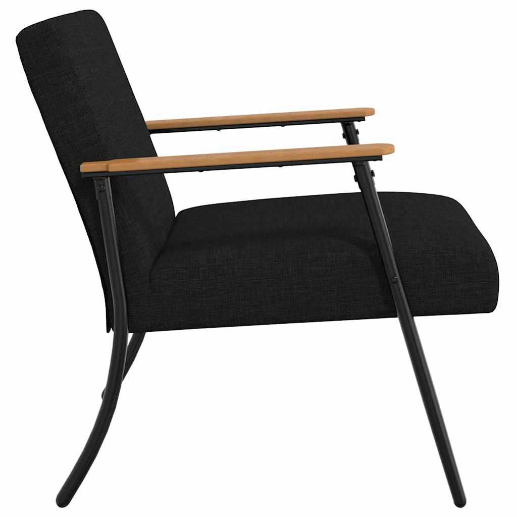 Sessel Schwarz Stoff