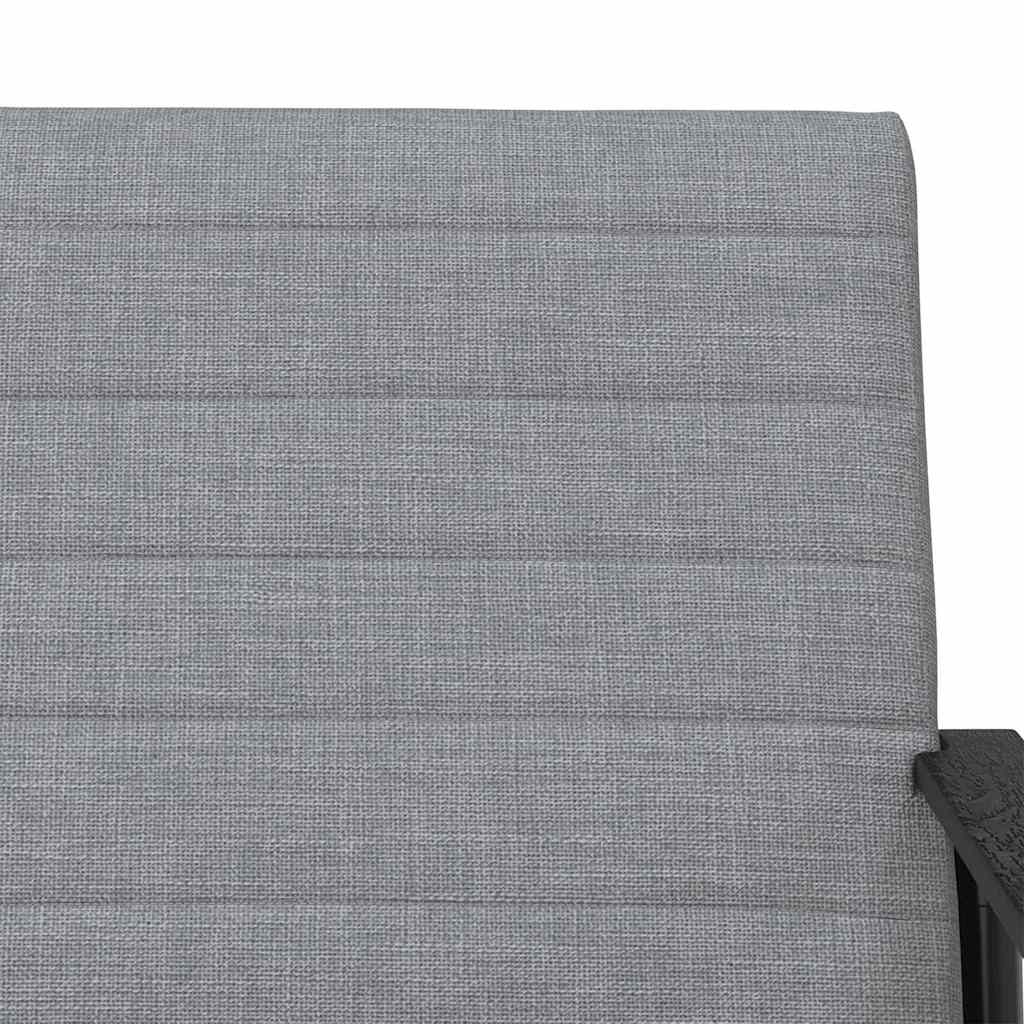 Sessel Hellgrau 59 x 75 x 78 cm Stoff