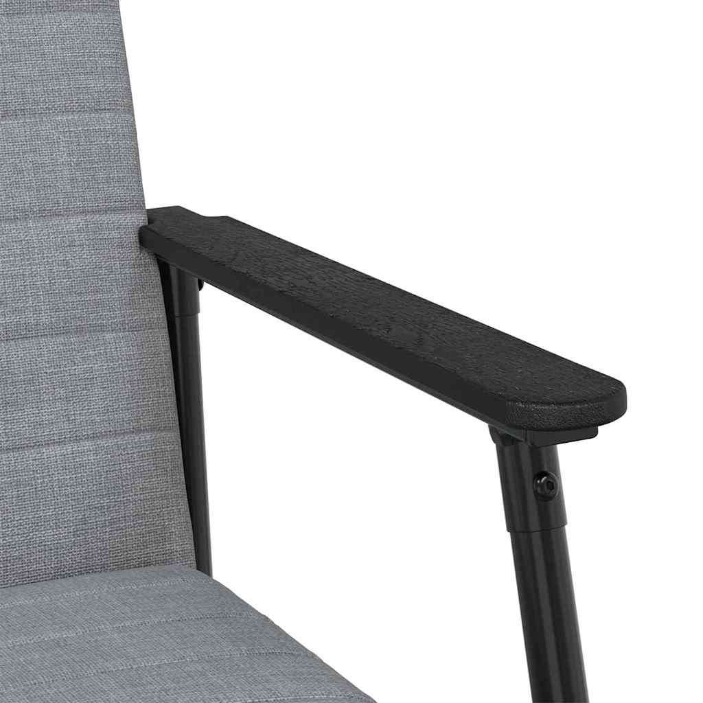 Sessel Hellgrau 59 x 75 x 78 cm Stoff