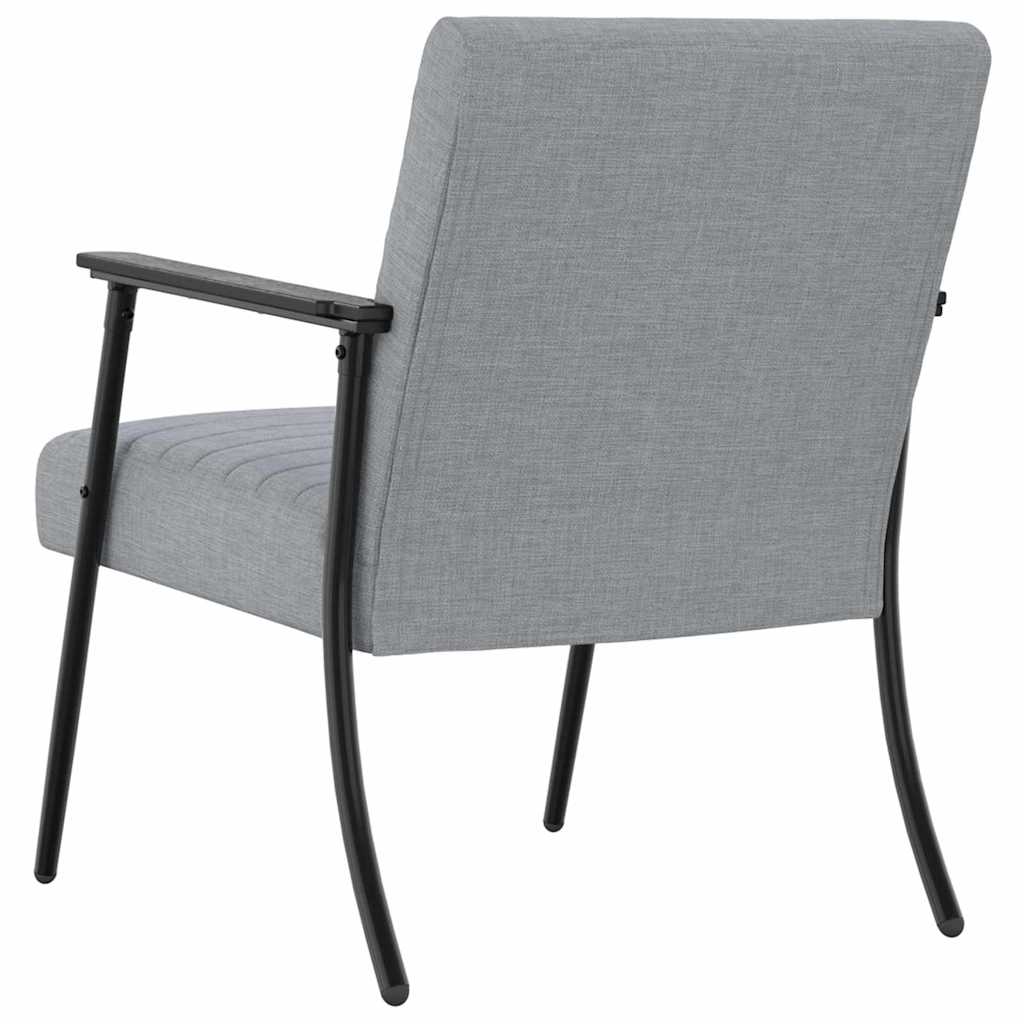 Sessel Hellgrau 59 x 75 x 78 cm Stoff