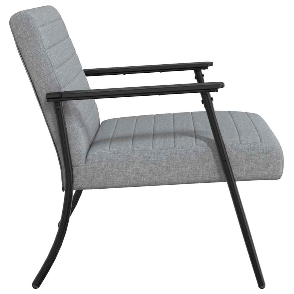 Sessel Hellgrau 59 x 75 x 78 cm Stoff