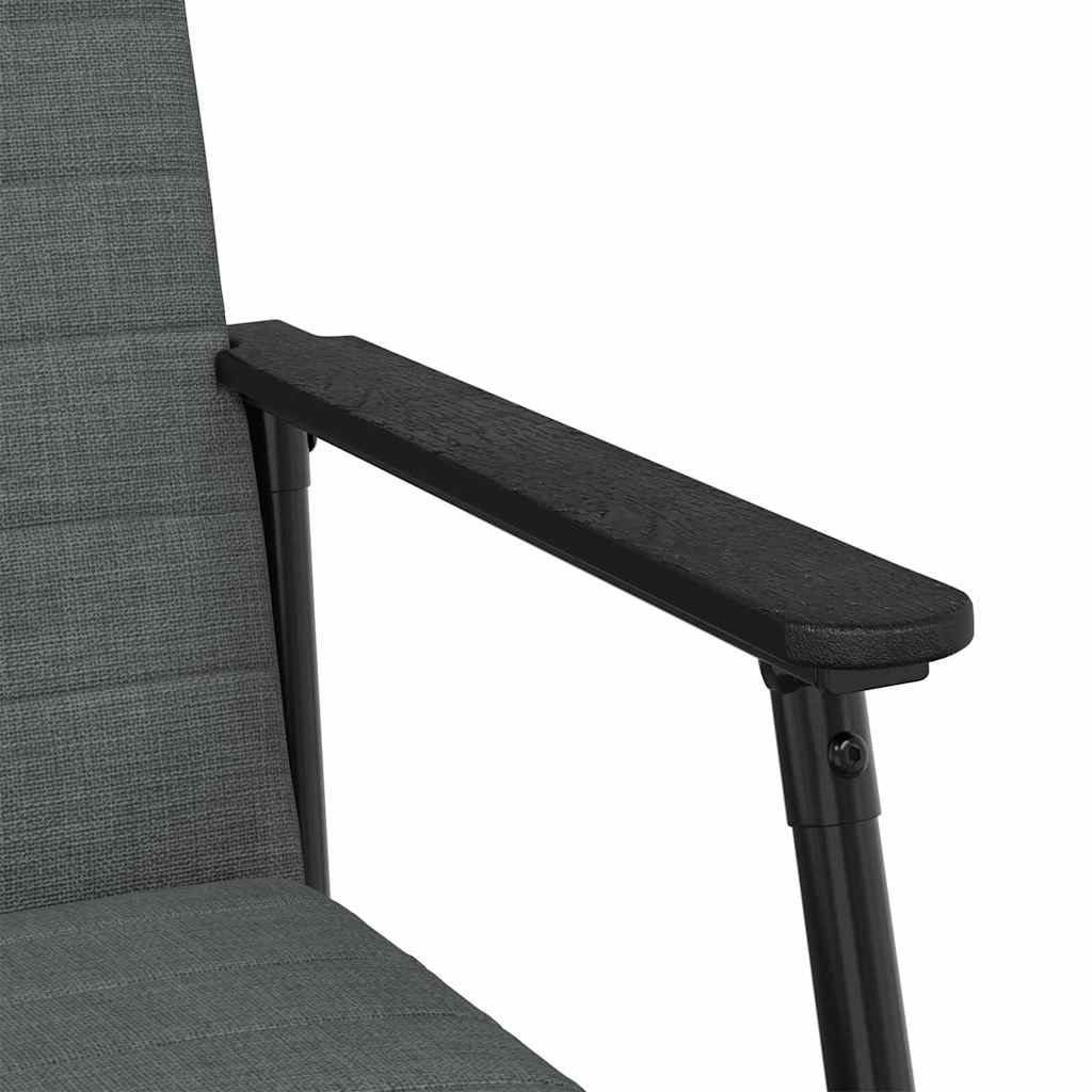 Sessel Dunkelgrau 59 x 75 x 78 cm Stoff