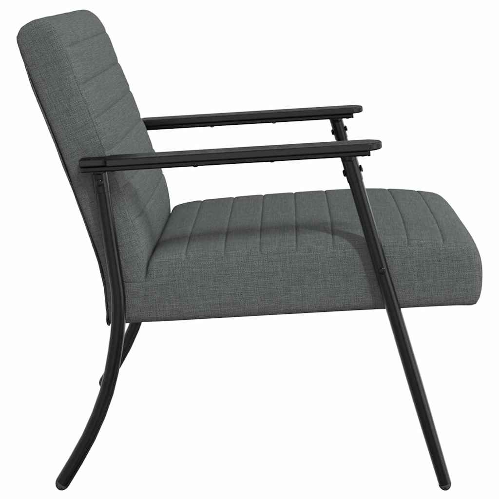 Sessel Dunkelgrau 59 x 75 x 78 cm Stoff
