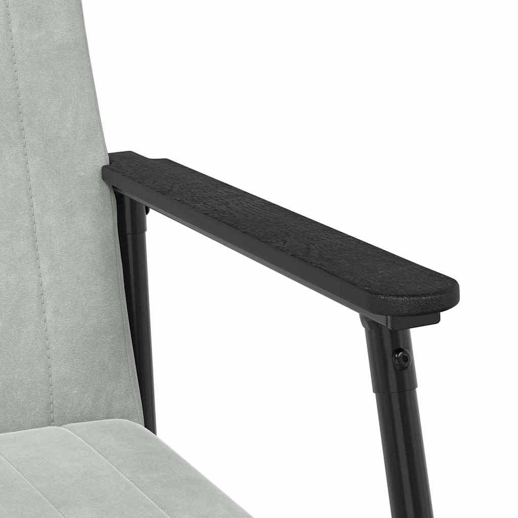 Sessel Hellgrau Samt