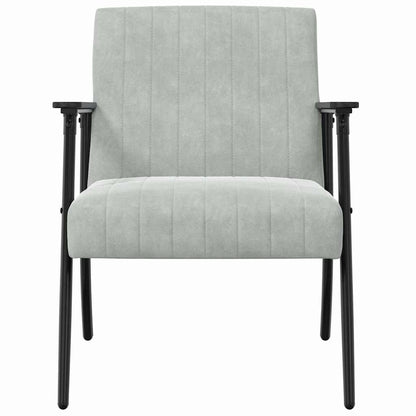 Sessel Hellgrau Samt