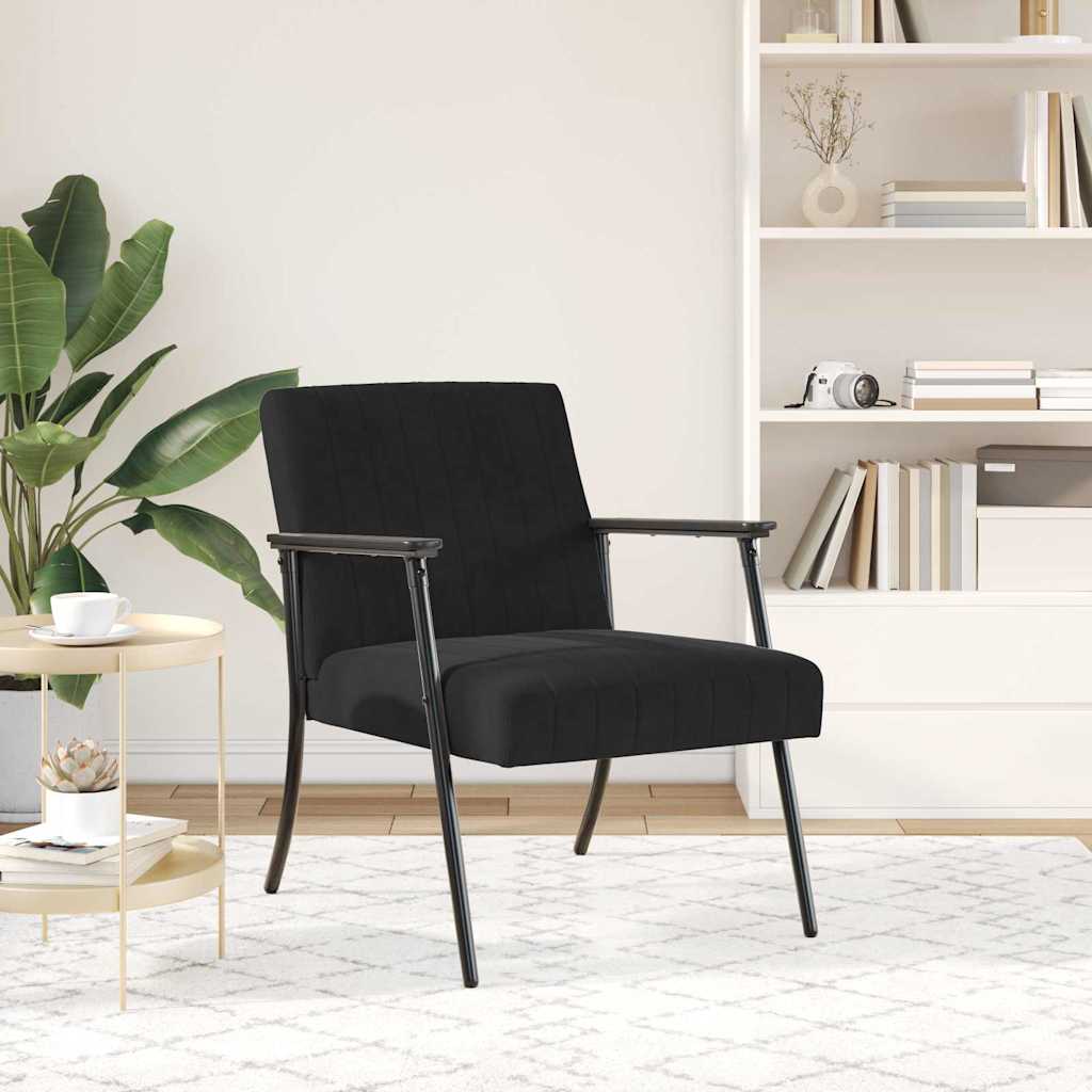Sessel Schwarz Samt
