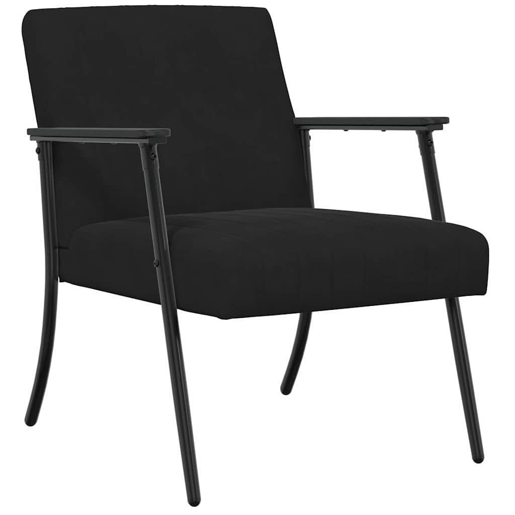 Sessel Schwarz Samt