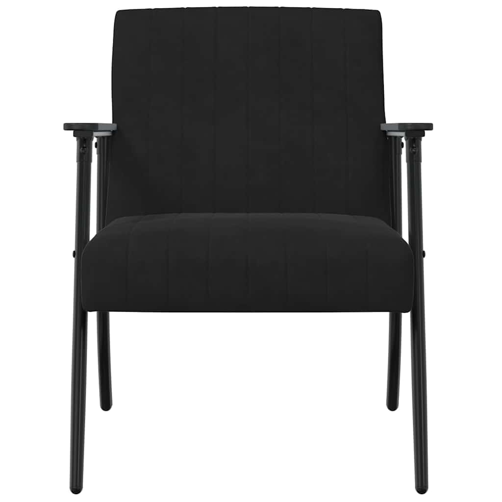 Sessel Schwarz Samt