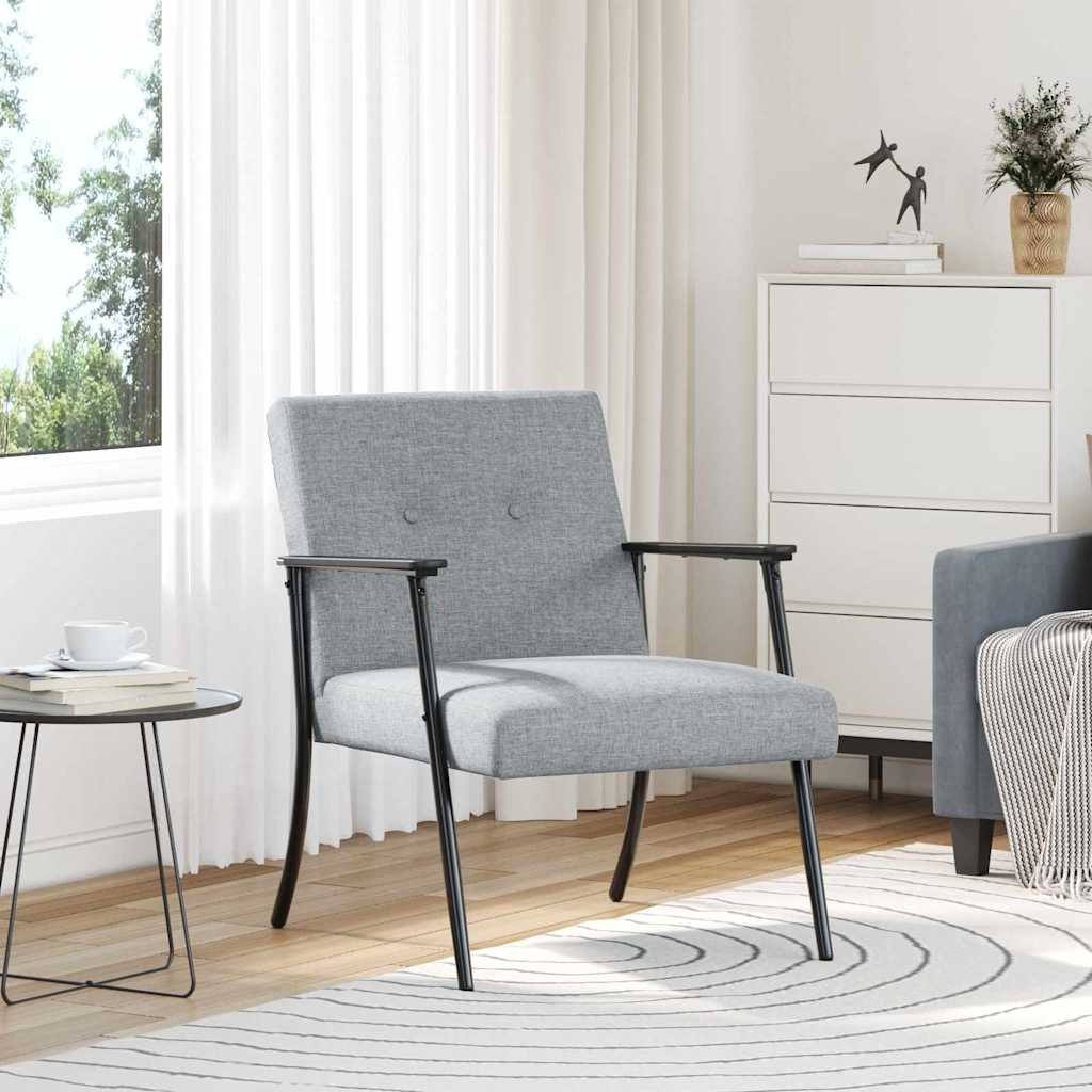 Sessel Hellgrau Stoff