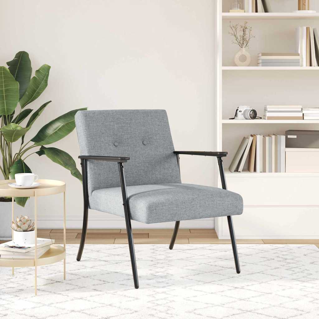 Sessel Hellgrau Stoff