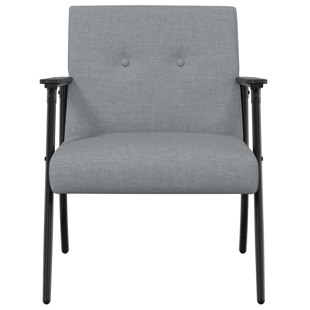 Sessel Hellgrau Stoff
