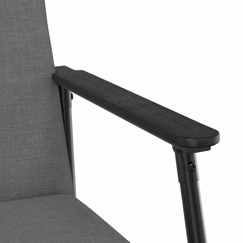 Sessel Dunkelgrau Stoff
