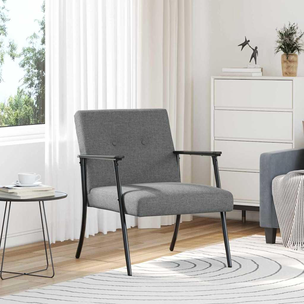 Sessel Dunkelgrau Stoff
