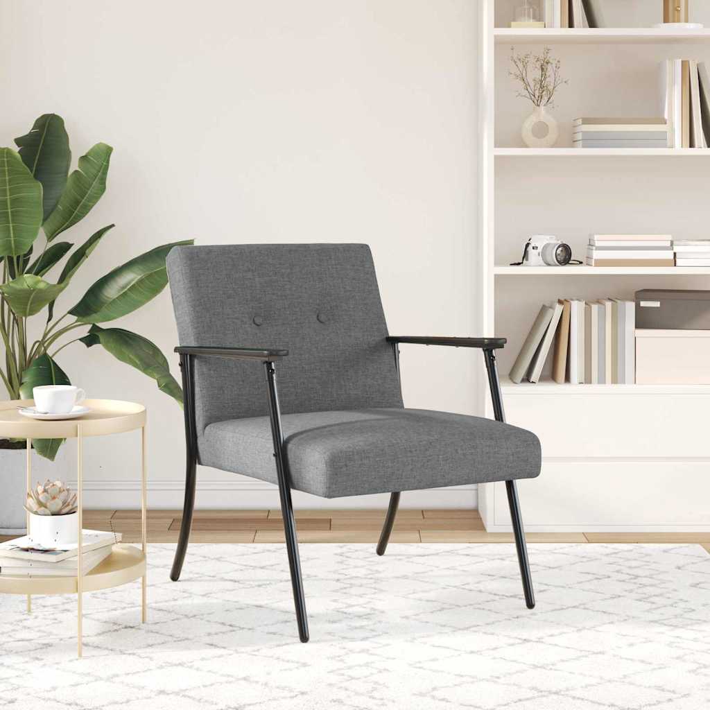 Sessel Dunkelgrau Stoff