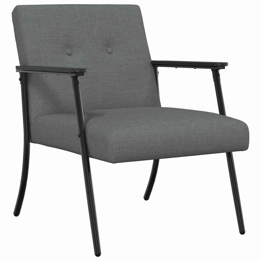 Sessel Dunkelgrau Stoff