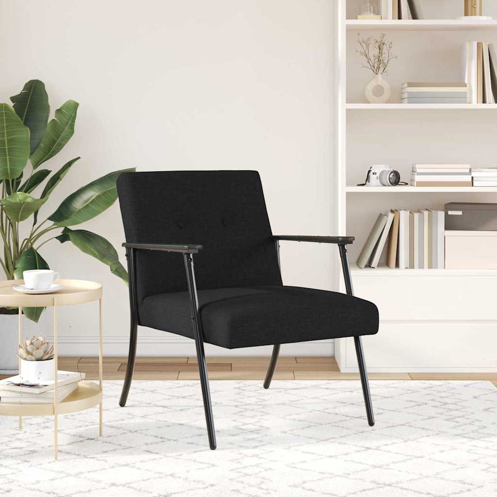 Sessel Schwarz Stoff
