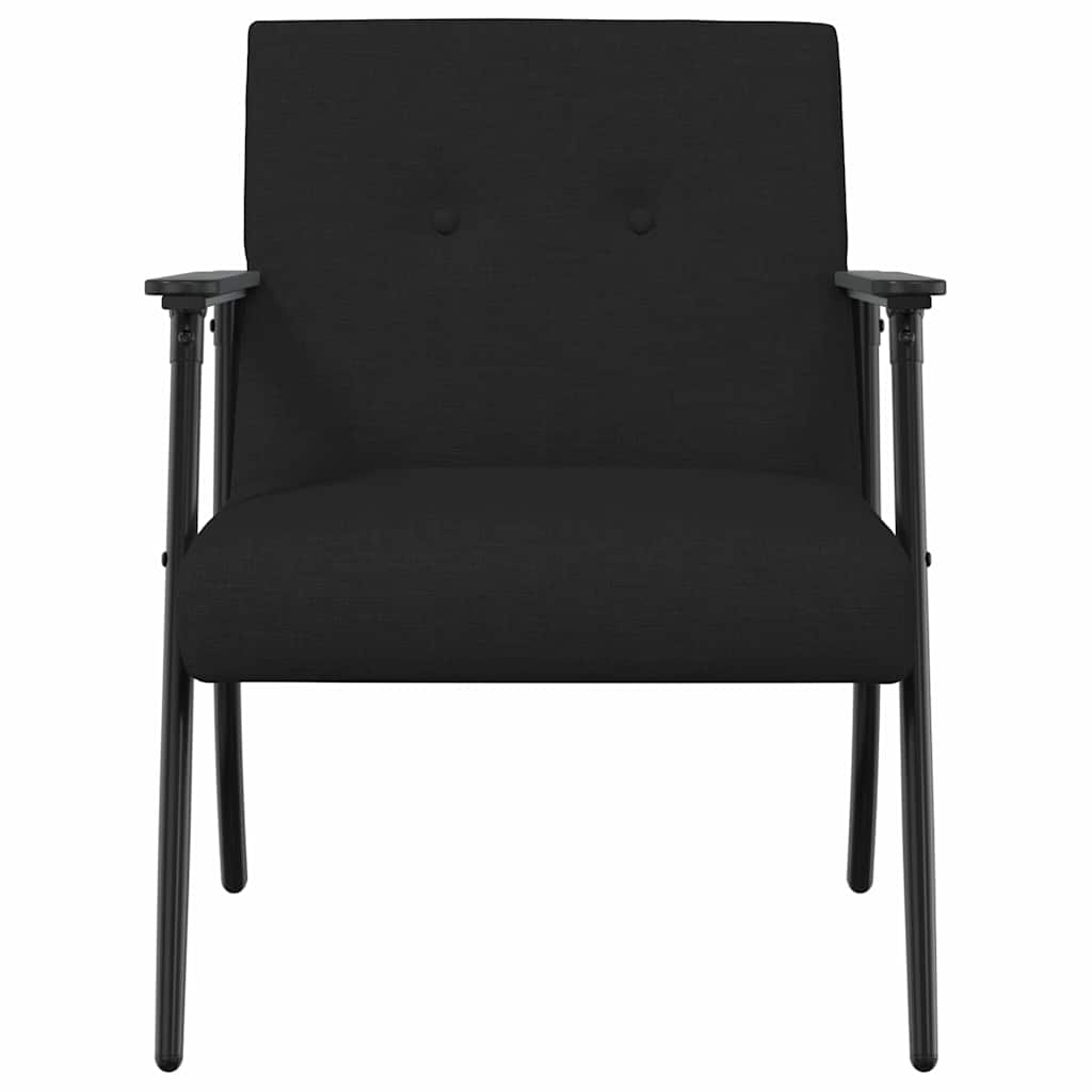 Sessel Schwarz Stoff