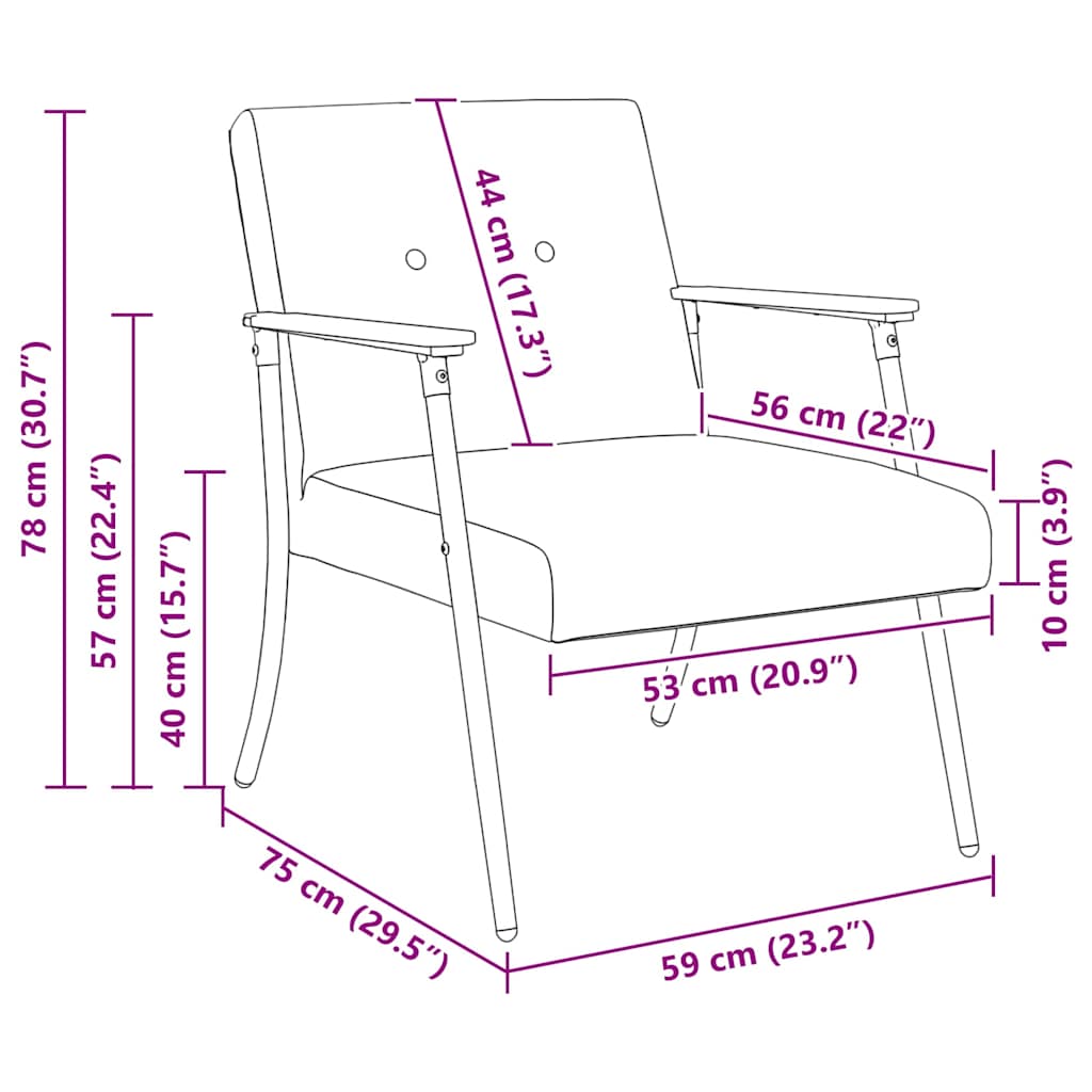 Sessel Rosa Lockiger wollähnlicher Stoff