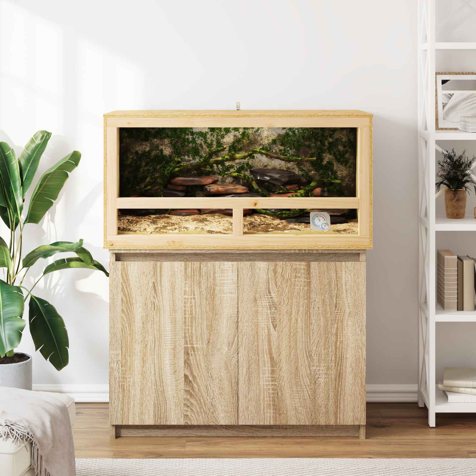 Terrarium Braun 100 x 50 x 50 cm OSB
