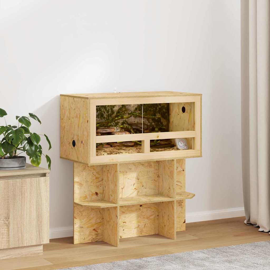 Terrarium Braun 80 x 40 x 40 cm OSB