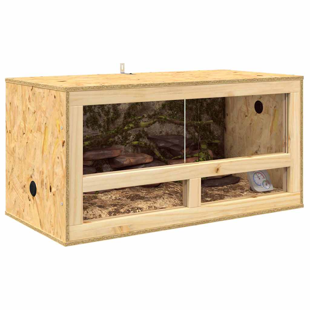 Terrarium Braun 80 x 40 x 40 cm OSB