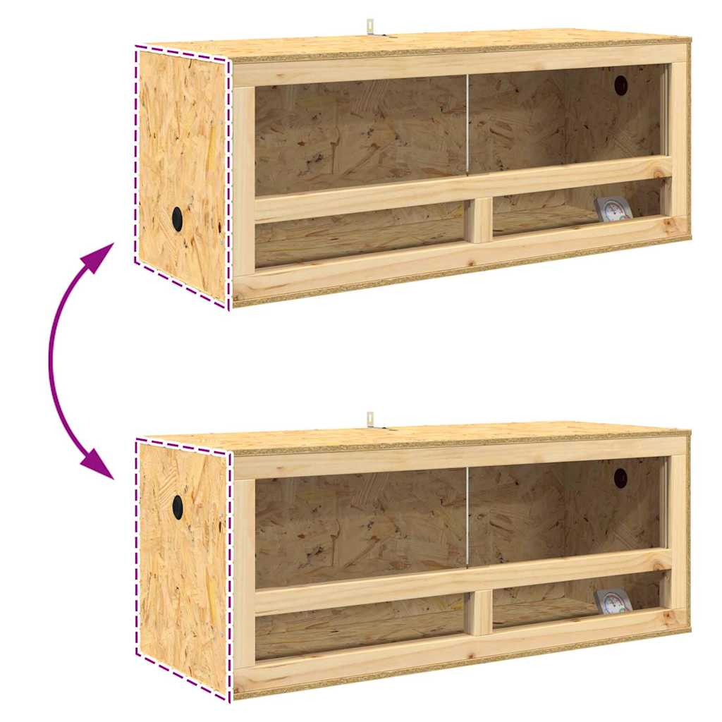 Terrarium Braun 100 x 40 x 40 cm OSB