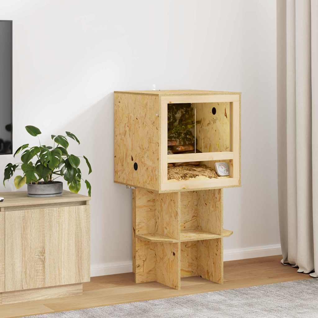 Terrarium Braun 50 x 50 x 50 cm OSB