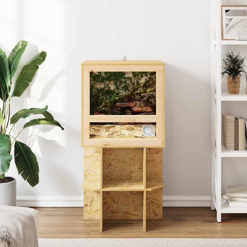 Terrarium Braun 50 x 50 x 50 cm OSB