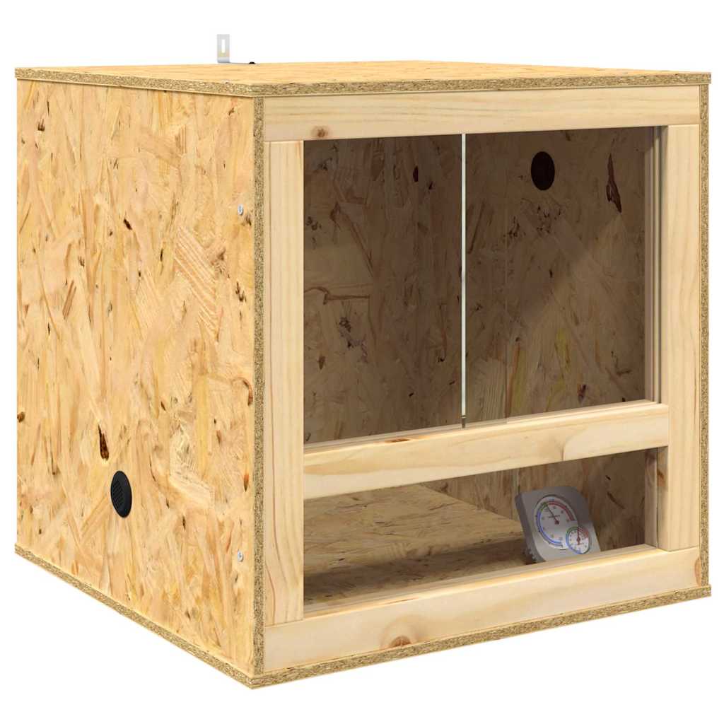 Terrarium Braun 50 x 50 x 50 cm OSB