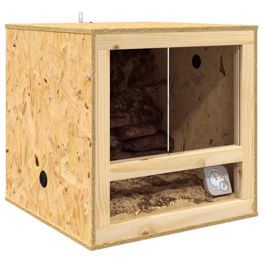 Terrarium Braun 50 x 50 x 50 cm OSB
