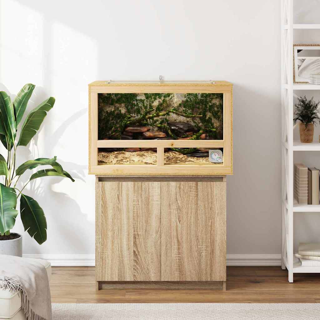 Terrarium Braun 80 x 50 x 50 cm OSB