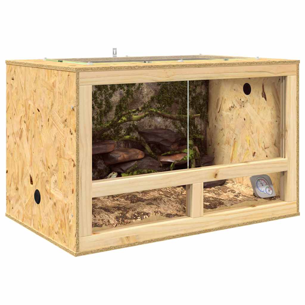 Terrarium Braun 80 x 50 x 50 cm OSB