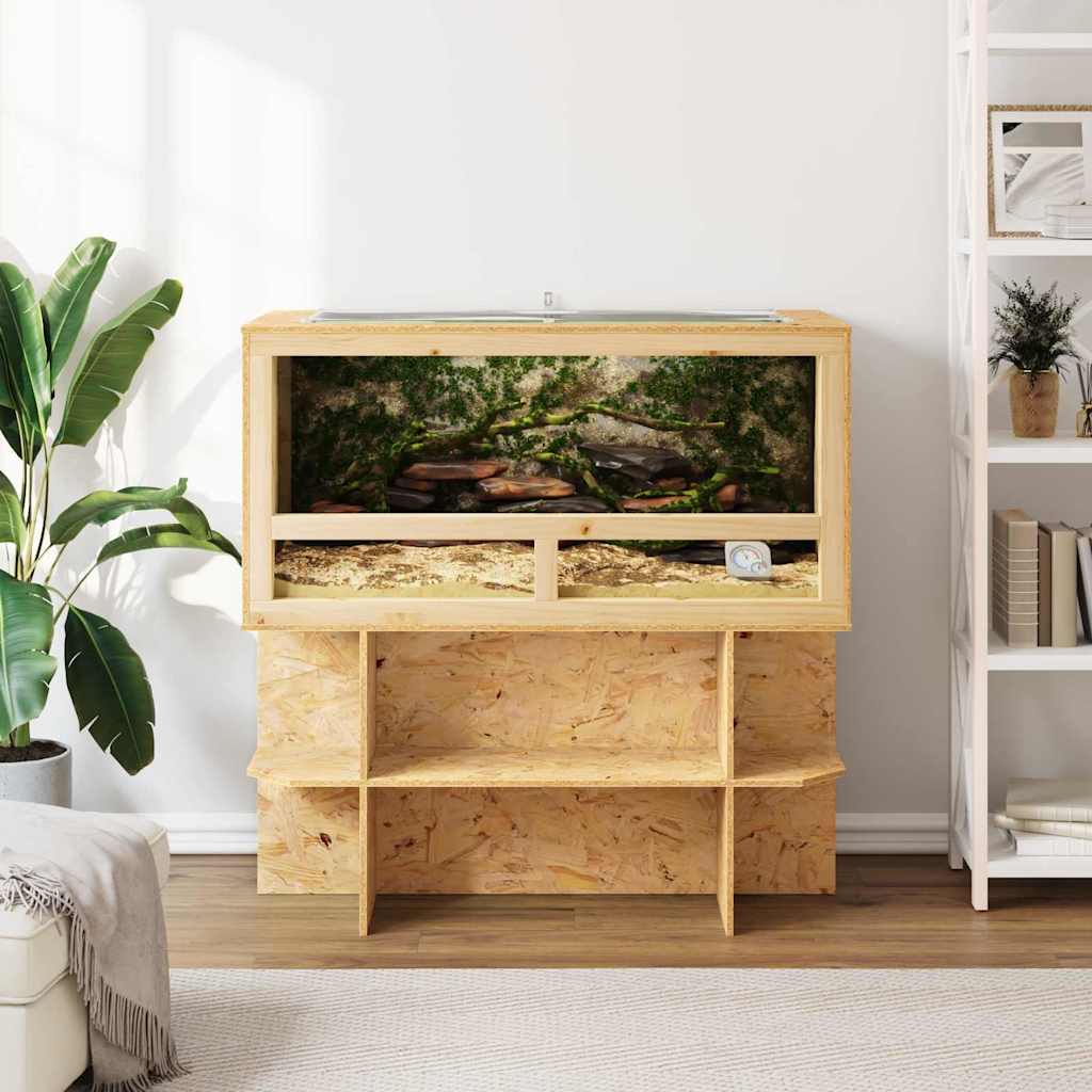 Terrarium Braun 100 x 50 x 50 cm OSB