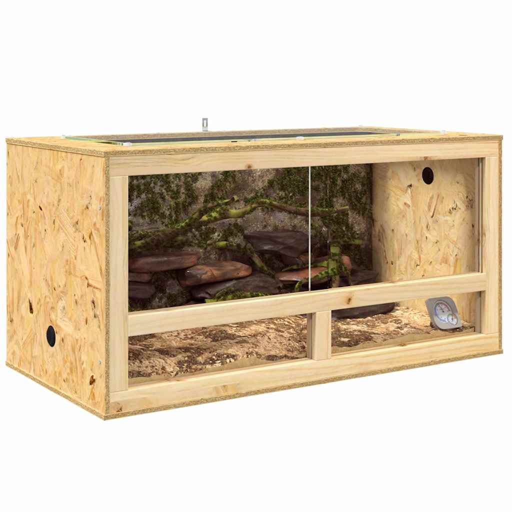 Terrarium Braun 100 x 50 x 50 cm OSB