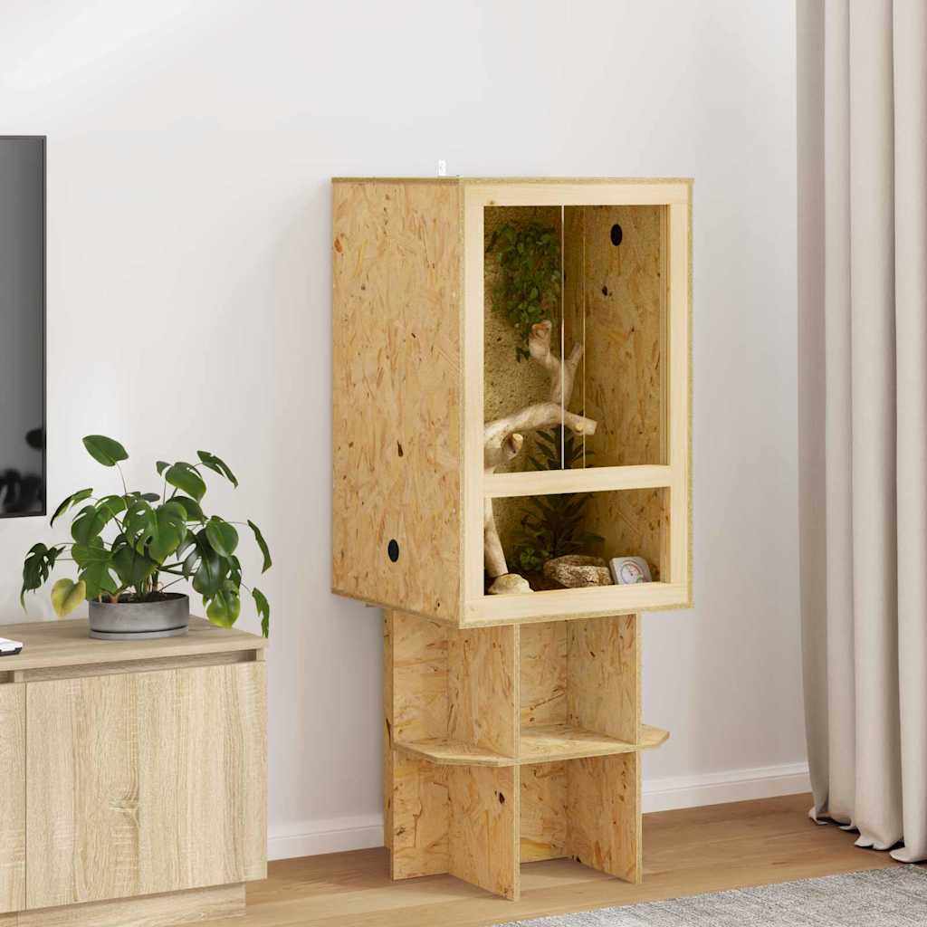Terrarium Braun 50 x 50 x 80 cm OSB