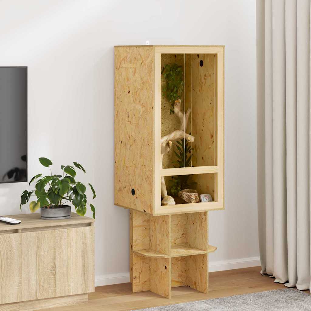 Terrarium Braun 50 x 50 x 100 cm OSB
