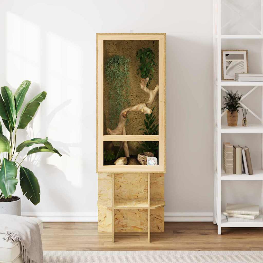 Terrarium Braun 50 x 50 x 100 cm OSB