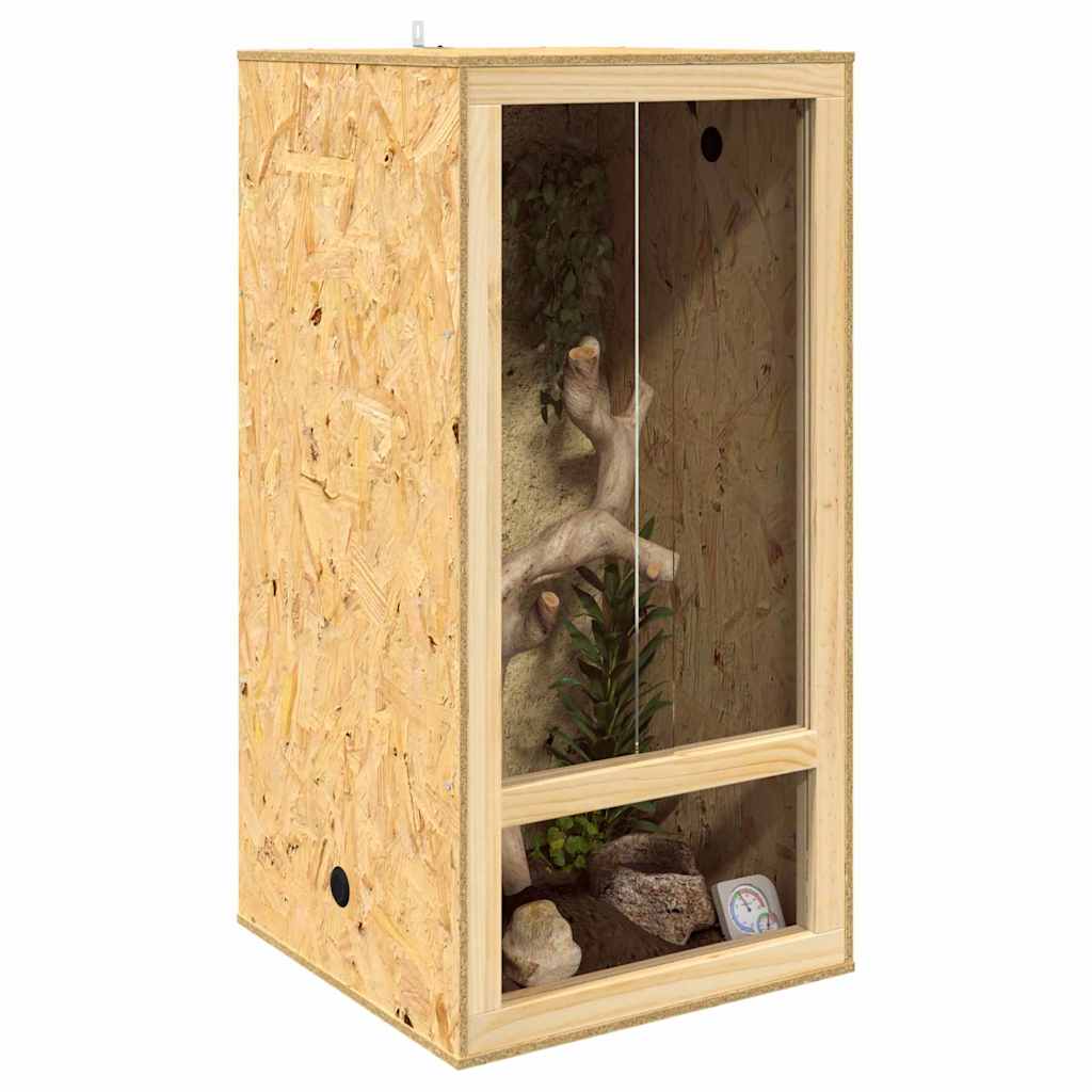 Terrarium Braun 50 x 50 x 100 cm OSB