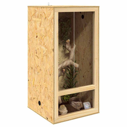 Terrarium Braun 50 x 50 x 100 cm OSB