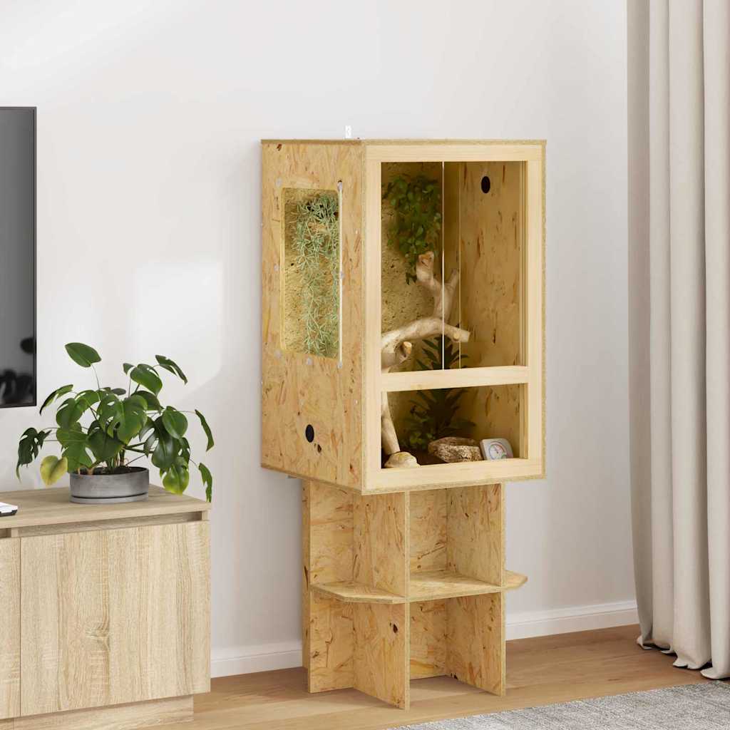 Terrarium Braun 50 x 50 x 80 cm OSB