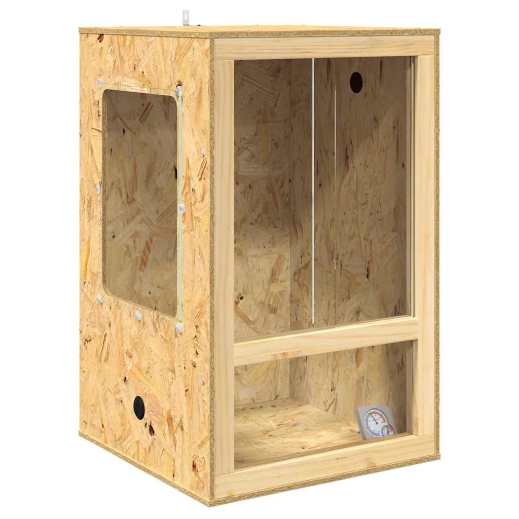 Terrarium Braun 50 x 50 x 80 cm OSB