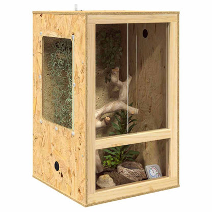 Terrarium Braun 50 x 50 x 80 cm OSB