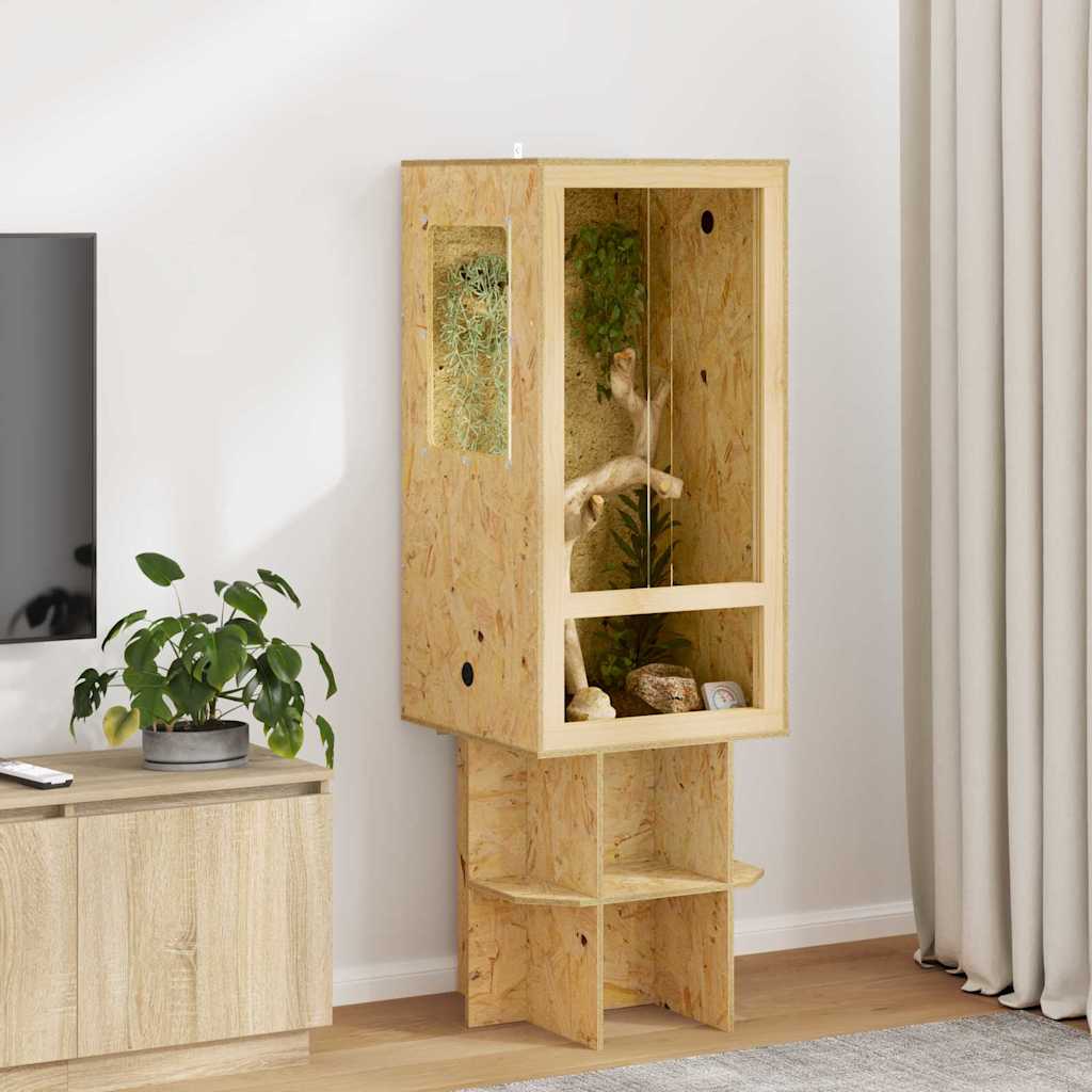 Terrarium Braun 50 x 50 x 100 cm OSB