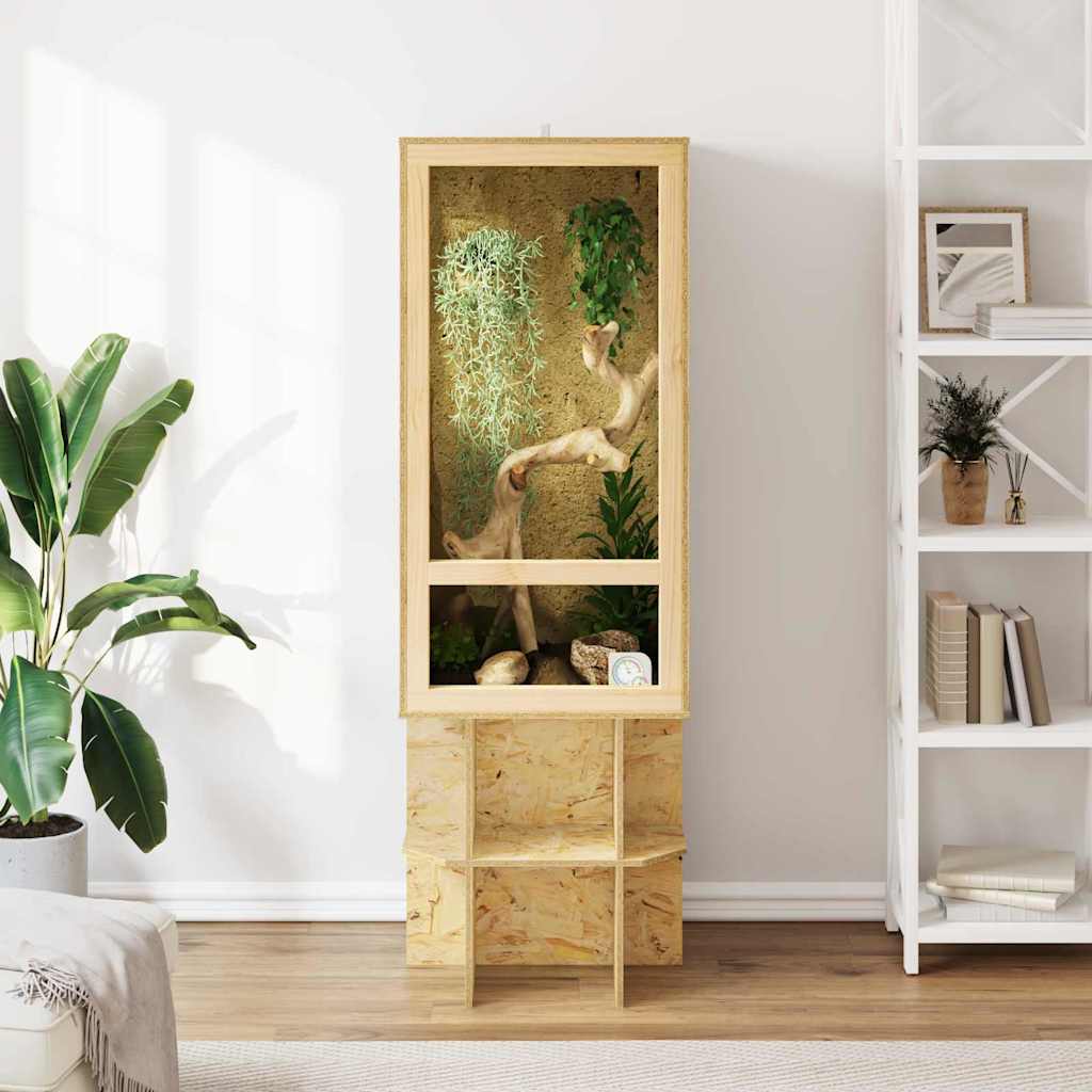 Terrarium Braun 50 x 50 x 100 cm OSB